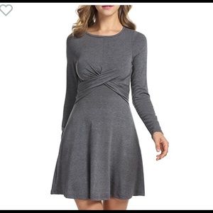 Hotouch long sleeve A line dress